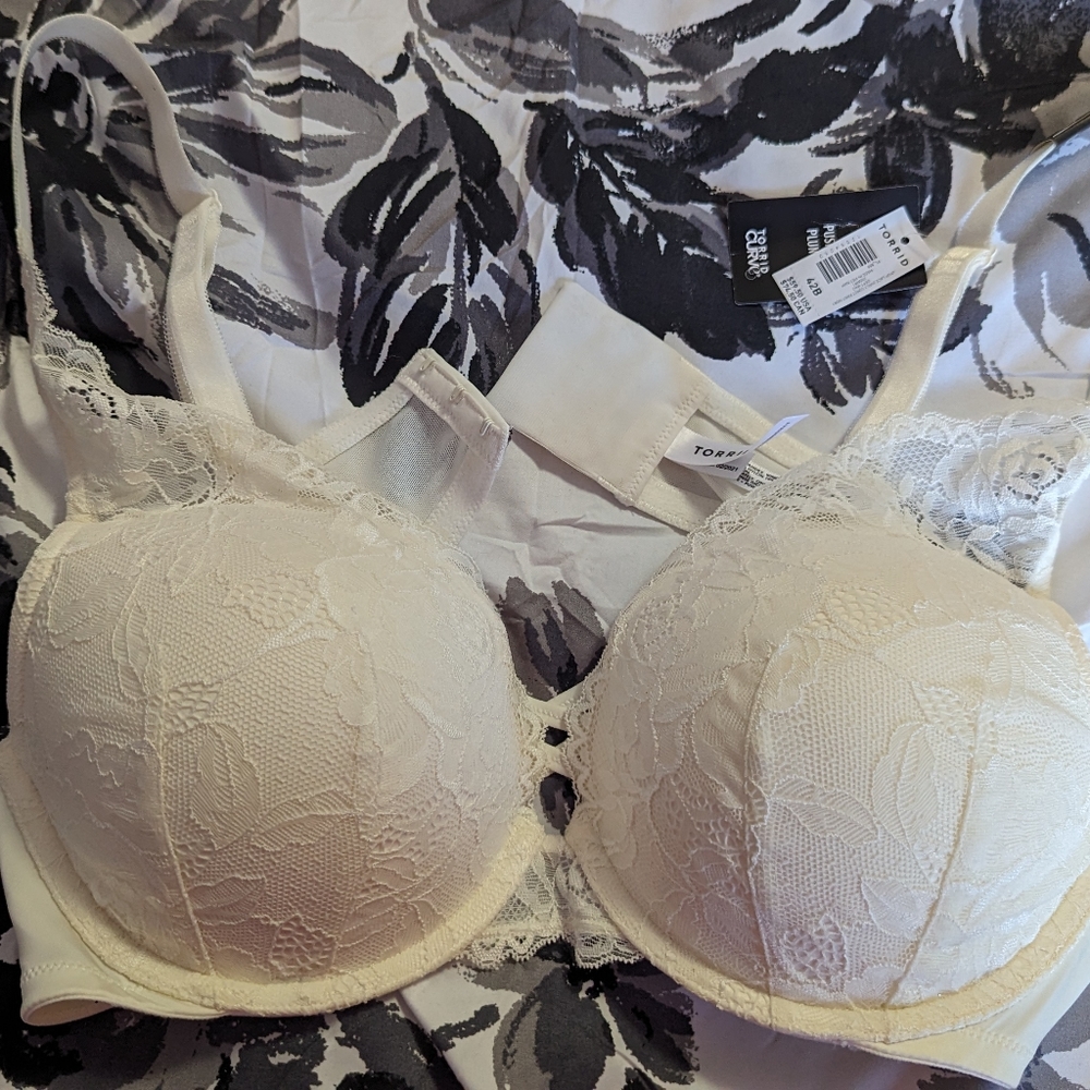 Torrid White bra